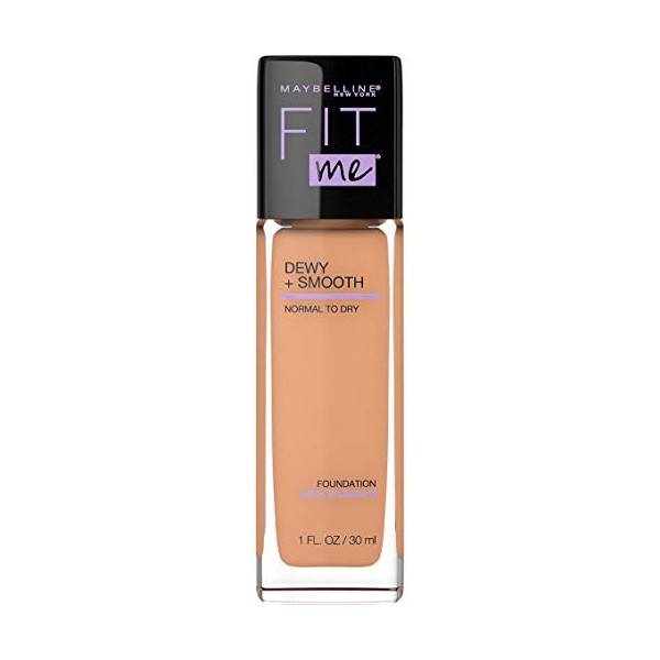Maybelline New York Fit Me Dewy + Smooth Liquid Foundation Makeup with SPF 18, Classic Beige, 1 Fl. Oz (Pack of 1)
