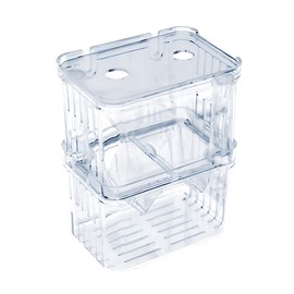 AIMALL Guppy Breeding Box for Aquariums, Transparent Acrylic Fish Tank Hatchery & Isolation Chamber, Secure Attachment, Space-Efficient Design for Healthy Fry Development