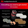 3M Headlight Lens Restoration Kit - Medium Duty 2-Pack