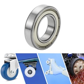 ACROPIX 60/32ZZ Deep Groove Ball Bearings P6 32x58x13mm Lubricated Bearings Double Metal Seal Silver Tone Scooter Skateboard Wheel