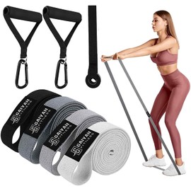 Long Resistance Bands For Working Out, Long Bands Loop Bands For Exercise Elastic Bands Stretch Bands Exercise Bands Long Loop Resistance Bands Ligas Para Hacer Ejercicio Fabric Resistance Bands Women