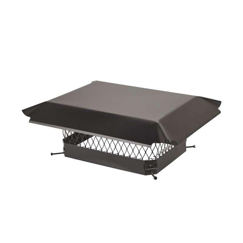 Draft King CBO1216 Bolt On Black Galvanized Steel Single Flue