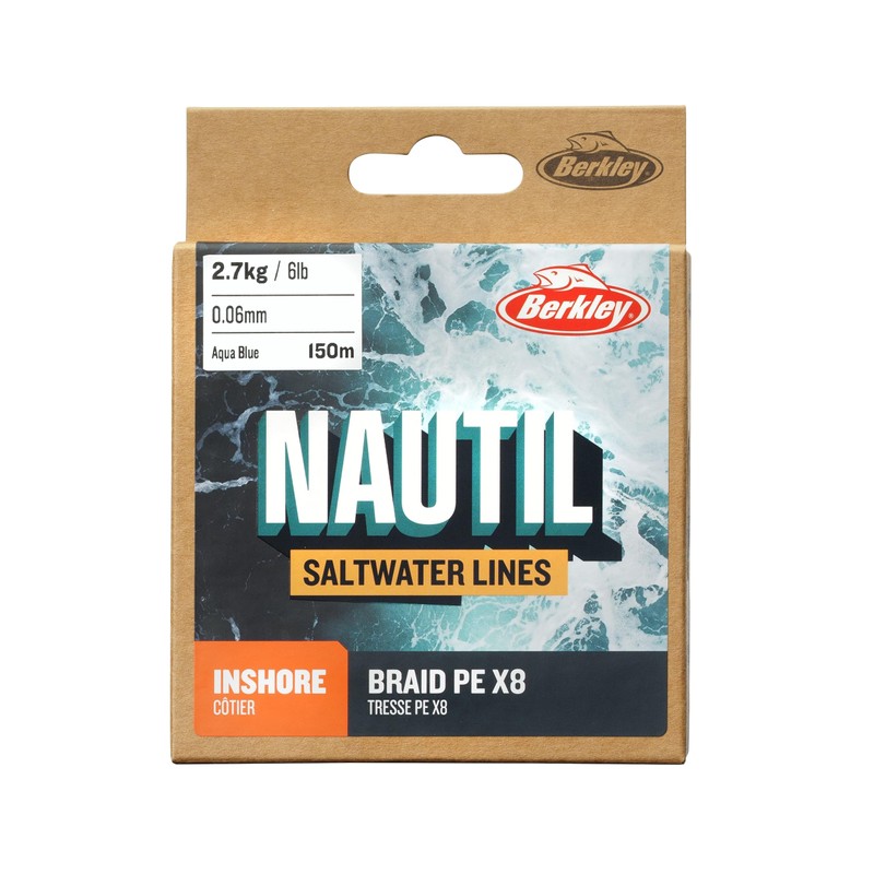 Berkley Nautil Inshore Braided Fishing Line 0.06mm - 6lb -