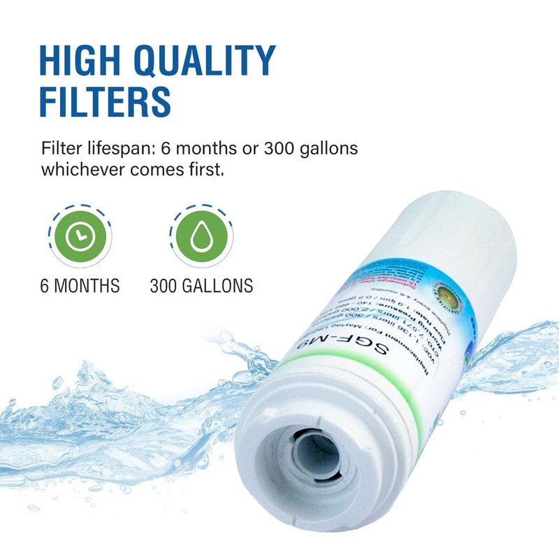 Swift Green Filters SGF-M9 Compatible Refrigerator Water Filter for UKF8001,