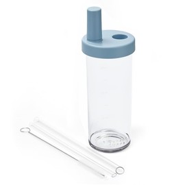 Elephant Cuppa 3rd Gen Classic Tumbler, with Two Straws, Used for Daily Life, BPA Free, Leak-Proof, Lightweight, 24 oz, Blue