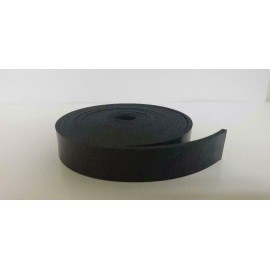 ALL ABOUT RUBBER EPDM RUBBER ROLL 1/8 THK X 2" WIDE x10 ft LONG  60 DURO +/-5