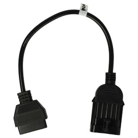 vhbw OBD Adapter 10 Pin OBD1 to OBD2 Compatible with Vauxhall 1997 Calibra, Kadet, Corsa, Tigra, Omega, Vectra, Astra - 30 cm
