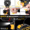 AwxryoX Brushless Compact Drill Tool Set, 60N.m 20V Cordless Drill