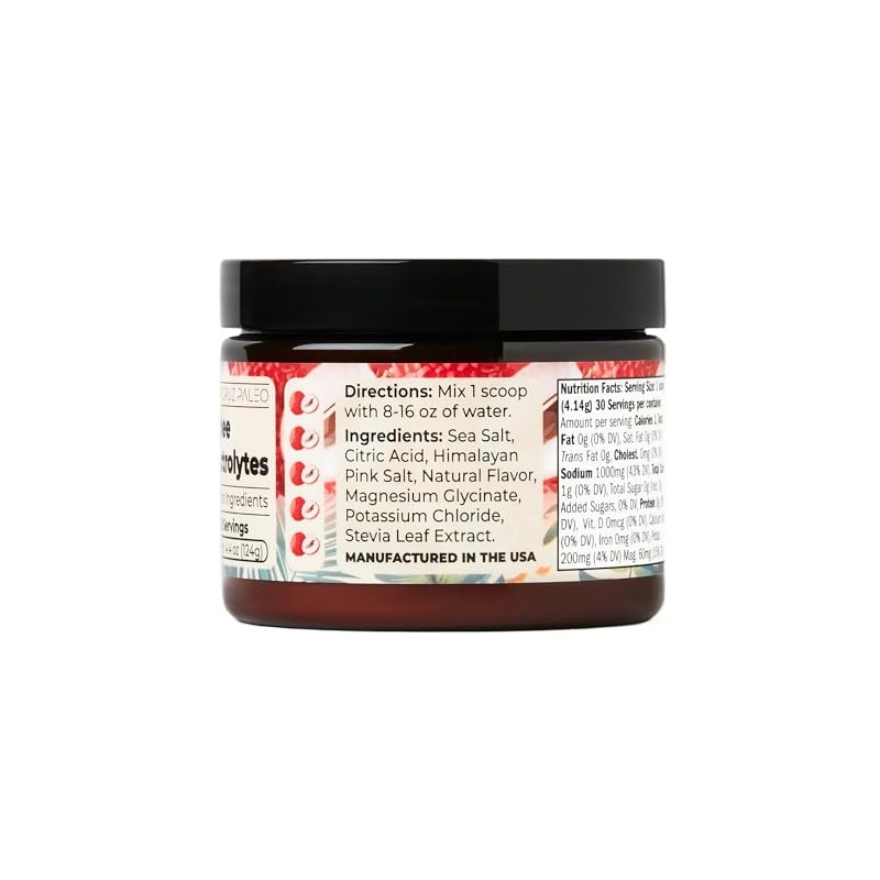 Nourishlife Santa Cruz Paleo Real Sal Electrolitos Polvo Lichis Hecho