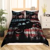 Homewish American Flag Duvet Cover Set Twin Size Boys Dirt