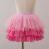 Girls Fluffy Tutu Skirt 6-Layered Short Fluffy Princess Tulle Petticoat