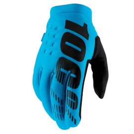 100%, Brisker Glove - Turquoise, Adult, S