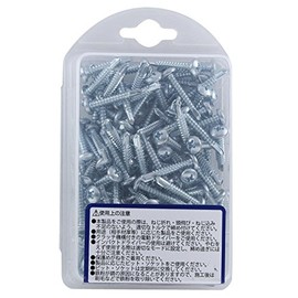 WAKAI Spiral Damba Screws for Iron Plates, 0.2 x 1.0 inches (4 x 25 mm), 140 Pieces