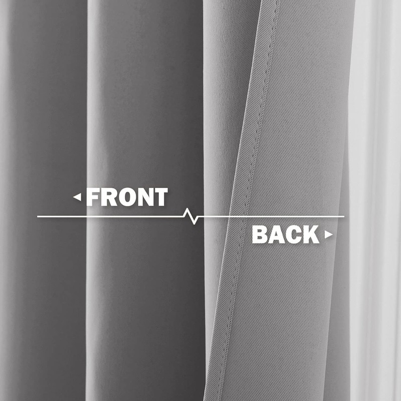 NICETOWN Small Curtain for Half Window, Blackout Short Window Treatment