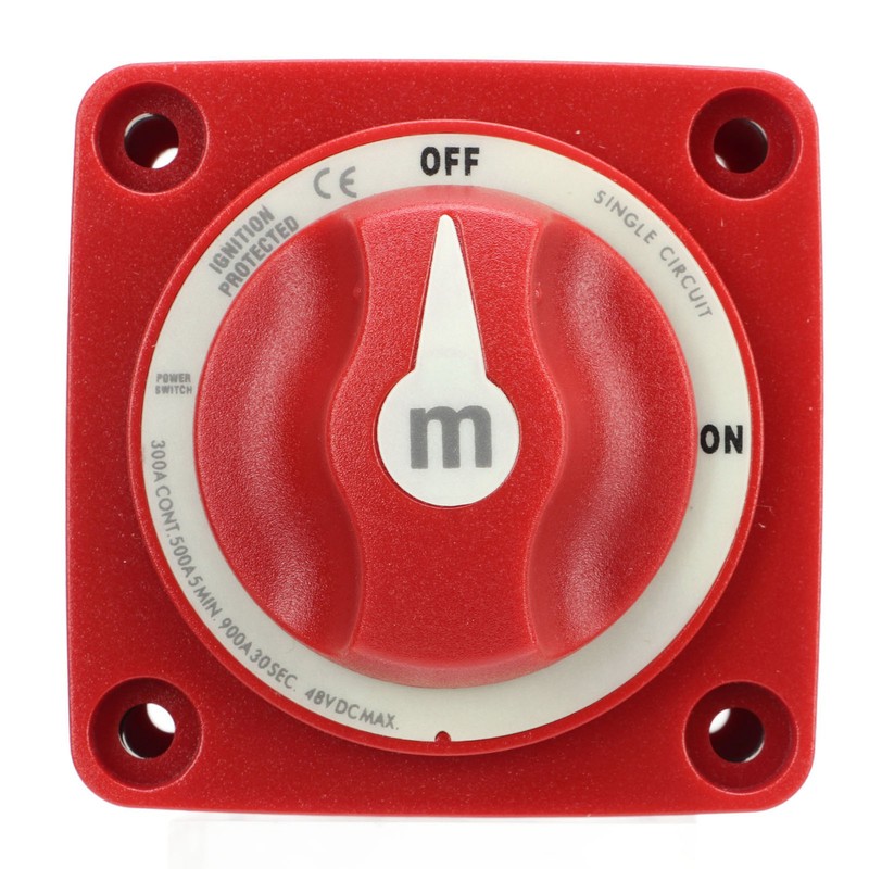 12V to 48V Boat Battery Switch 300A Red Battery Power