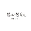 Kamiojapan Coro-RE Rabbit, Rolling Stamp, Rabbit