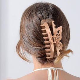 4PCS Butterfly Hair Clips for Women Large Hair Claw Clips for Thin Thick Curly Hair Cute Butterfly Clips Hair Accessories for Women Girls (Multiple colors, 11CM)