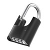 ZHEGE Large Heavy Combination Lock, Combination Lock, 4 Digits, High
