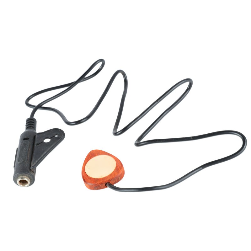 Piezoelectric Pickup with Heart Shape Pick Contact Microphone Transducer for