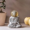 DONKEY Summerglobe - The Grey Buddha Decorative Figure with Snow