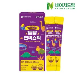 Nature Dream 네이처드림 키즈케어 튼튼면역스틱 10g x 15포 1박스 Nature Dream Kids Care Strong Immunity Stick 10g x 15 Packs 1 Box