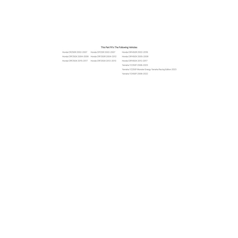 Trail Tech Kickstand Replacement Spring for Yamaha YZ450F 2006-2017