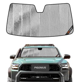 Pigenius Windshield Sun Shade for Toyota Tacoma 2024-2025 Front Window Sunshade - AstraGuard