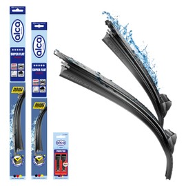 alca® Windscreen Wiper Set Suitable for Smart Fortwo Cabrio (01.2007-02.2025) Super Flat Bar Wiper Windscreen Wiper
