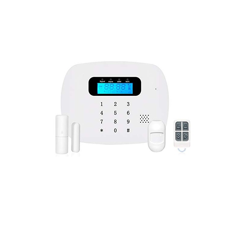 Wireless IRIS Lite LKM Security WiFi Alarm with Touchscreen and