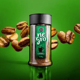 Cafiver Negro Descafeinado 90g Frasco.                                                                                                                