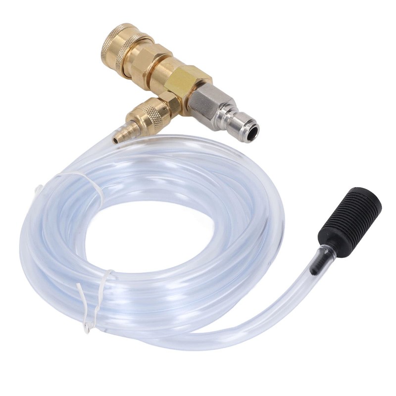 Tiiyee Chemical Injector, Adjustable Downstream Injector Kit Brass Stainless 3/8