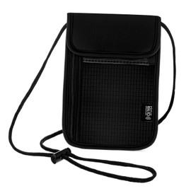 Classicseali Passport Lanyard for Travel, 7.87 X 5.51 in Waterproof Passport Pouch for Travel, Adjustable Shoulder Strap, Portable Passports Pouch,Used to Hold Passports, ID Cards, Cash, Mobile Phones