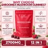 12-in-1 Mushroom Gummies 2,700mg with Lion's Mane, 90 Gummies