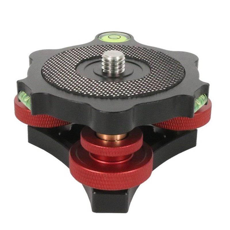 Laroal Tripod Leveling Base Camera Leveler With Bubble Level 3