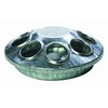 Miller Manufacturing 9808 6-Inch Round Poultry Feeder,Grey/Silver
