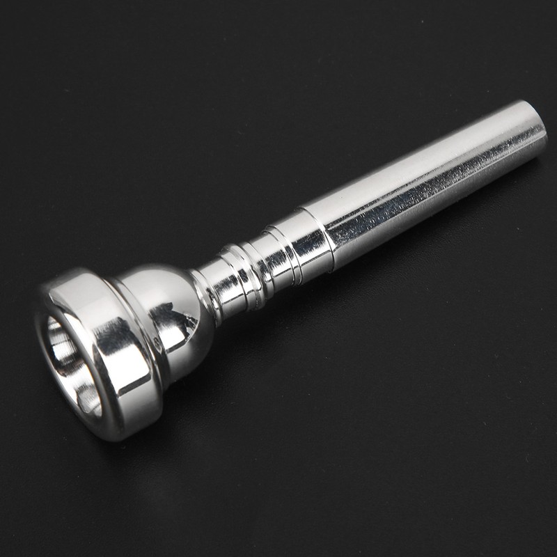 Trumpet Mouthpiece Silver Labor-Saving Beginner Musical Instrument Accessories 7C(Silver )