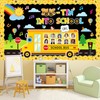 FYSUIMU 72 Pcs Back to School Bus Bulletin Board Decoration