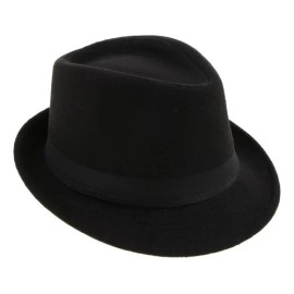 Sombrero. Sombrero Fedora De Fieltro De Lana.