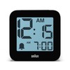 Braun BC25WP Digital Alarm Clock with Voice Output, Snooze, Positive