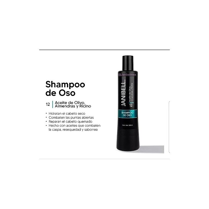 Janibell Shampoo Janibell De Oso 500 Ml Y Tratamiento De