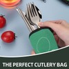 FDCGAS Cutlery Bag for On the Go - 2 Pieces