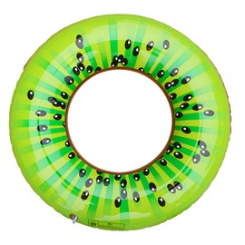 JYJLLM Pool Inflatables Floats for Kids Adults, Swimming Pool Inflatables, swimming ring，rubber ring，Swimming Ring，Fruit Rubber Ring, Inflatable Pool Toys (kiwifruit, child70#)