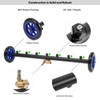 2-in-1 Pressure Washer Undercarriage Cleaner Water Broom, 24" Surface Cleaner