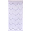 FlavorThings 3 FT X 9 FT Raindrops Blue Iridescent Beaded