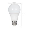 Satco Lighting S29811-11 Watt A19 LED Dimmable Frosted Light Bulbs