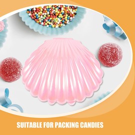 PRETYZOOM Set of 3 Mother of Pearl Shell Jewellery Box Mini Jewellery Storage Box for Wedding, Birthday, Party Jewellery Organiser for Rings, Earrings, Necklaces, Pink