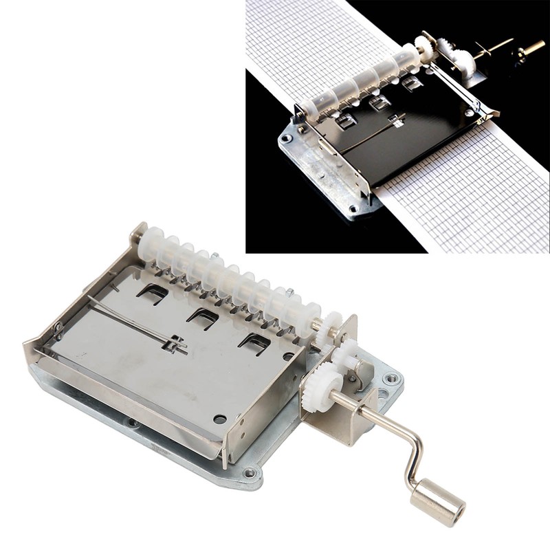 Music Box Movement 30 Note Zinc Alloy 20 Blank Strip