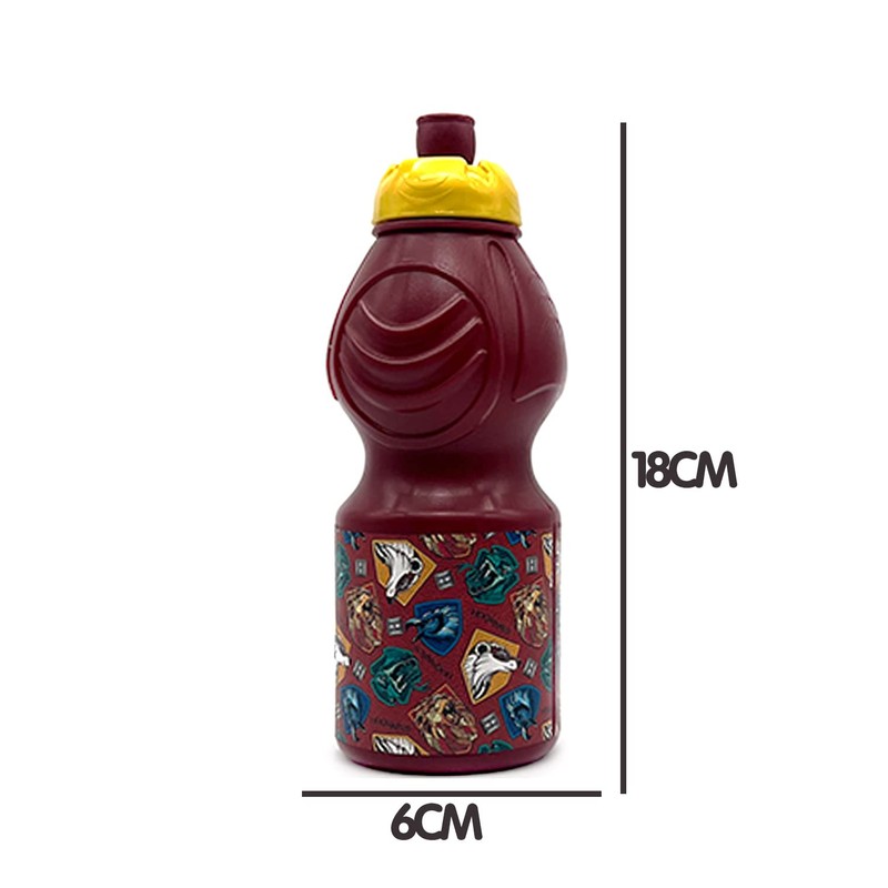 ICE TOYS Childrens School Bottle with Characters + Name Tag