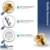 MAACFLOW MAACFLOW brass 3/4" Male NPT to 1/2" Female NPT