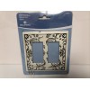 Brainerd Fairhope 2-Gang White Wash Double Decorator Wall Plate-662665